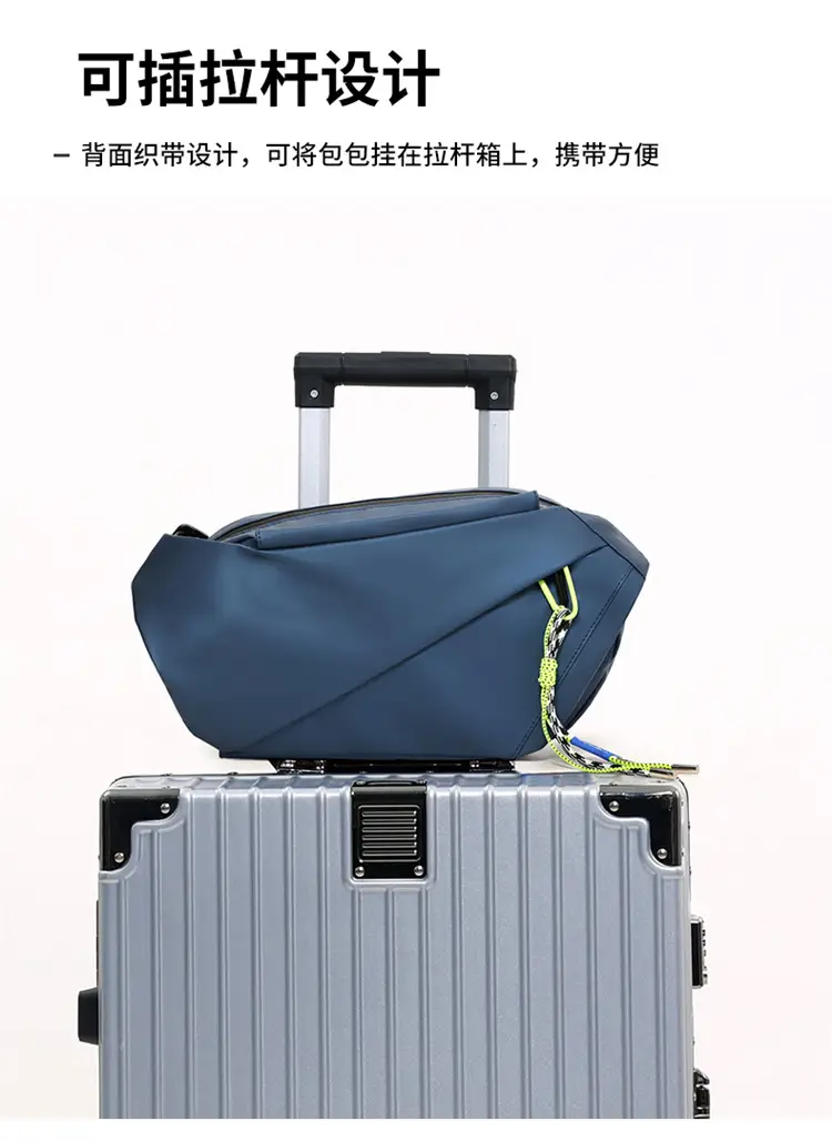 Men's Japanese Style Crossbody Bag Black Casual Sports — feature 5