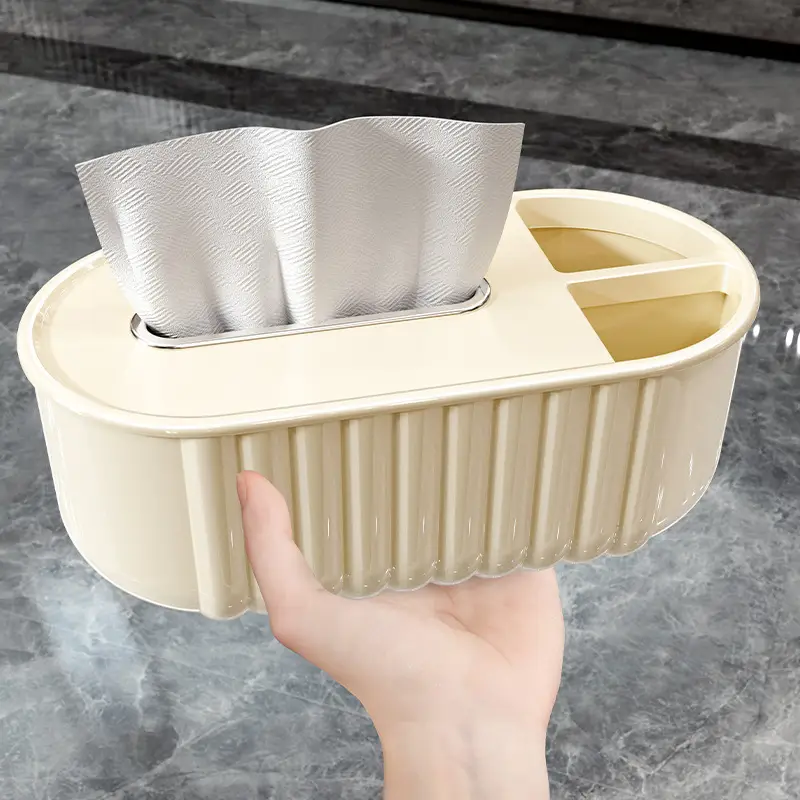 Shell Striped Tissue Box for Home Decor - Image 6