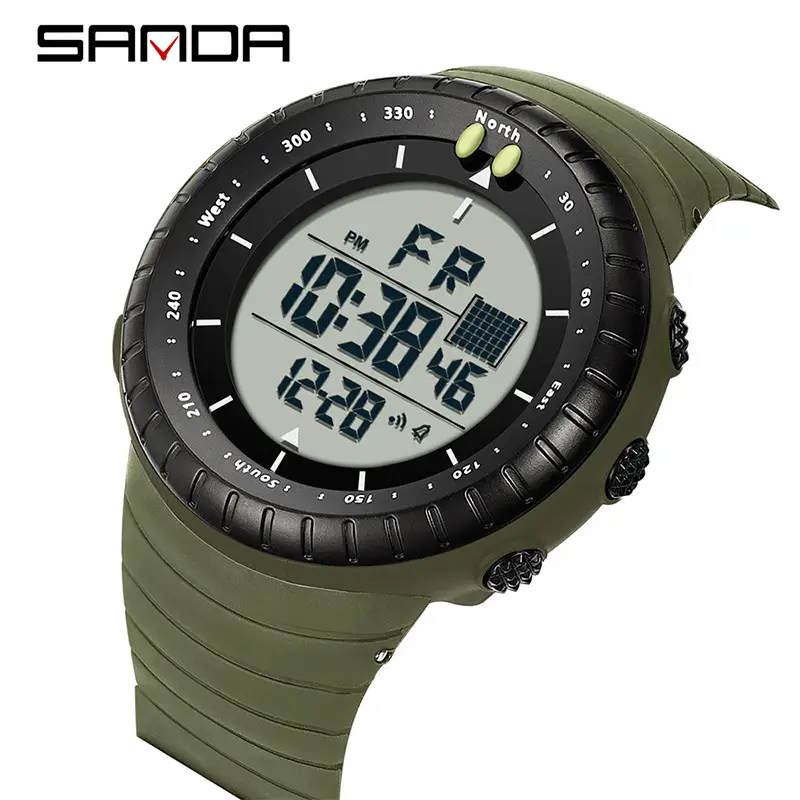 Sanda Men's Multifunctional Sports Electronic Watch Multi Color - Image 27