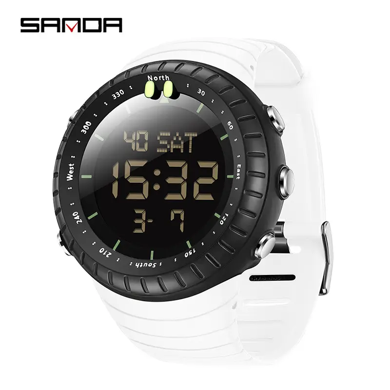 Sanda Men's Multifunctional Sports Electronic Watch Multi Color - Image 19