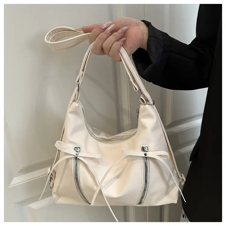 2025 New Spring Bow Decoration Bag Women Fashion South Korea Tote Bag Casual Large Capacity Shoulder Bag — feature 18