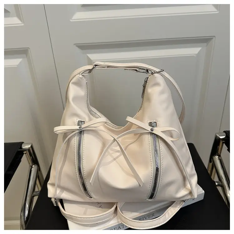 2025 New Spring Bow Decoration Bag Women Fashion South Korea Tote Bag Casual Large Capacity Shoulder Bag — feature 25