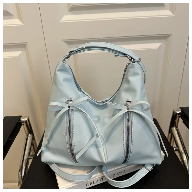2025 New Spring Bow Decoration Bag Women Fashion South Korea Tote Bag Casual Large Capacity Shoulder Bag — feature 26