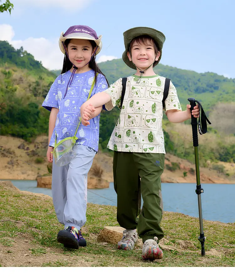 Kids Pure Cotton T-Shirt Short Sleeve Summer Wear — feature 12