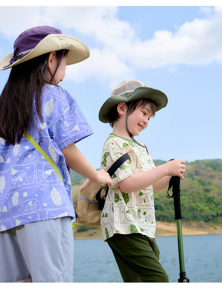 Kids Pure Cotton T-Shirt Short Sleeve Summer Wear — feature 13