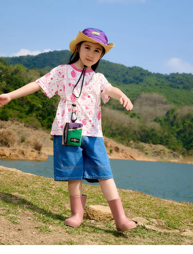 Kids Pure Cotton T-Shirt Short Sleeve Summer Wear — feature 20