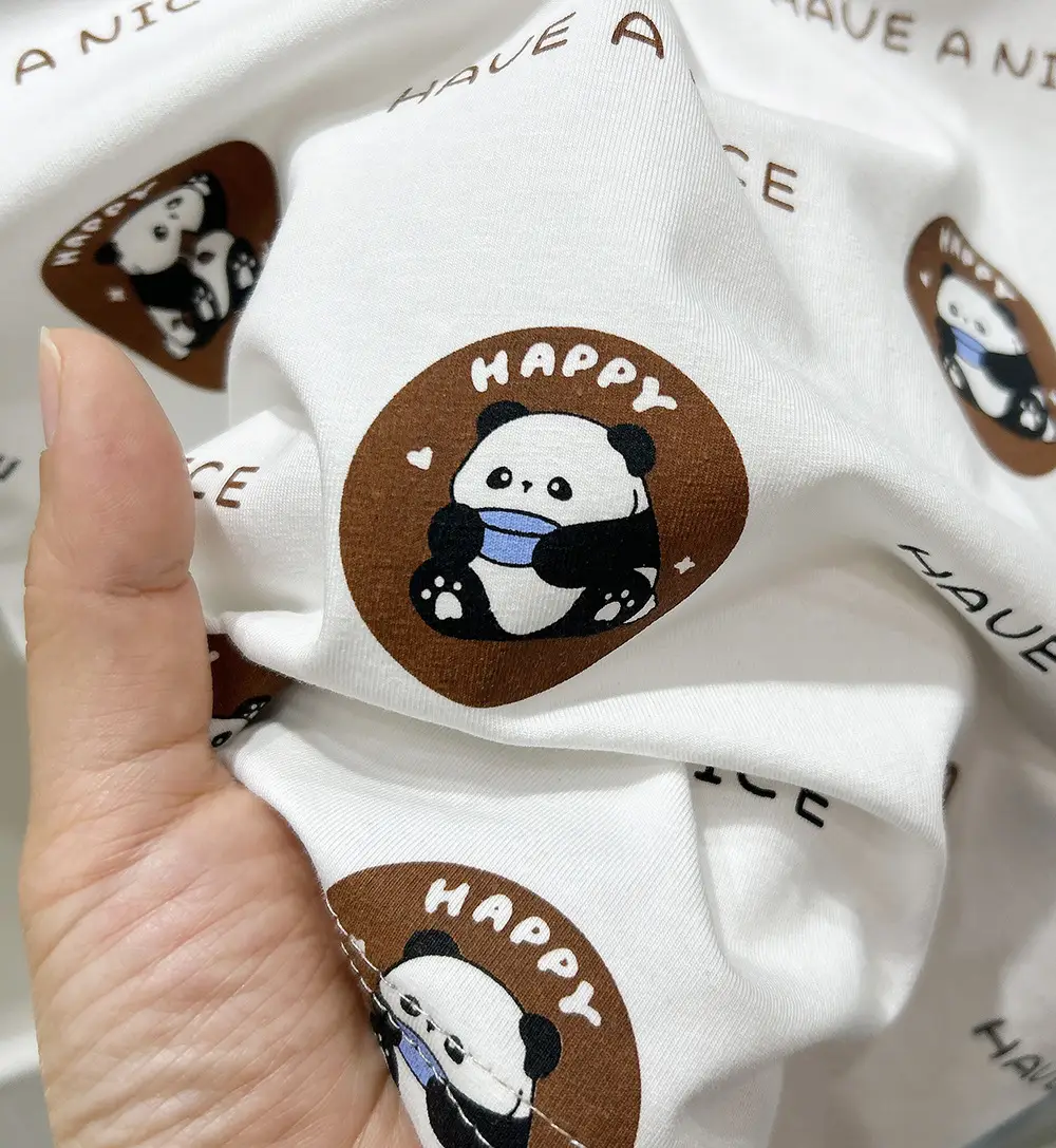 Cartoon Print Baby T-Shirt White 2025 Summer — feature 7