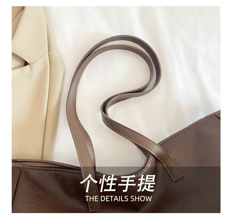 Black Leather Shoulder Bag for Women 2025 Spring Summer — feature 6