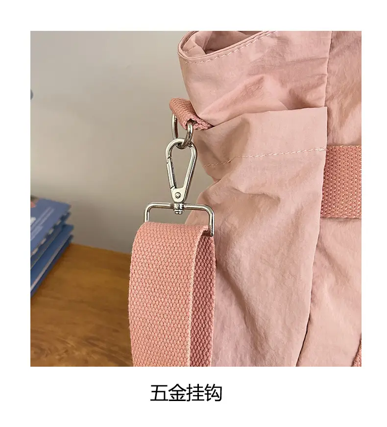New Casual Korean Style Shoulder Bag Nylon Lightweight Large Capacity Travel Crossbody Bag — feature 25