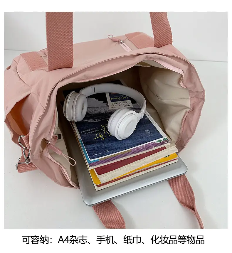 New Casual Korean Style Shoulder Bag Nylon Lightweight Large Capacity Travel Crossbody Bag — feature 27