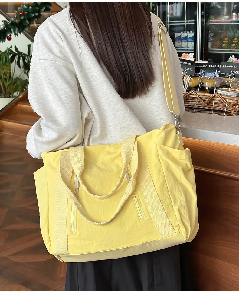 New Casual Korean Style Shoulder Bag Nylon Lightweight Large Capacity Travel Crossbody Bag — feature 42