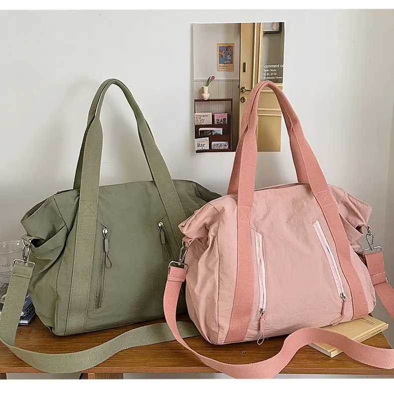 New Casual Korean Style Shoulder Bag Nylon Lightweight Large Capacity Travel Crossbody Bag — feature 8