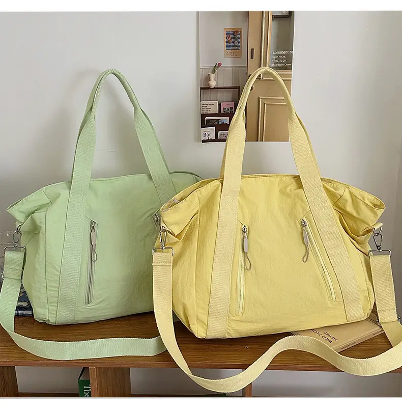 New Casual Korean Style Shoulder Bag Nylon Lightweight Large Capacity Travel Crossbody Bag — feature 9