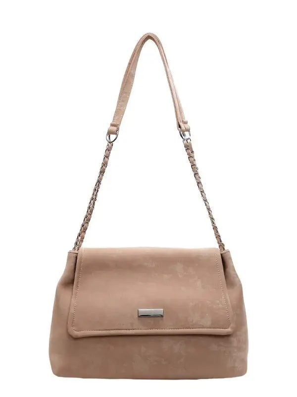 Brown Velvet Chain Shoulder Bag for Women 2025 - Image 11