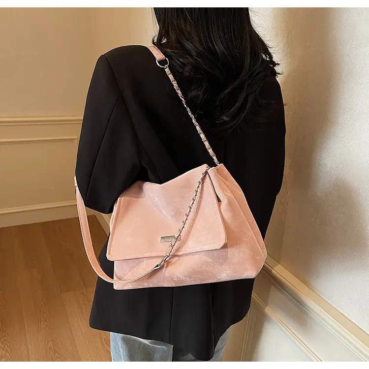 Brown Velvet Chain Shoulder Bag for Women 2025 — feature 25