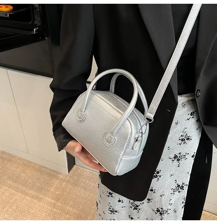 Pink Textured Shoulder Bag for Women 2025 — feature 11