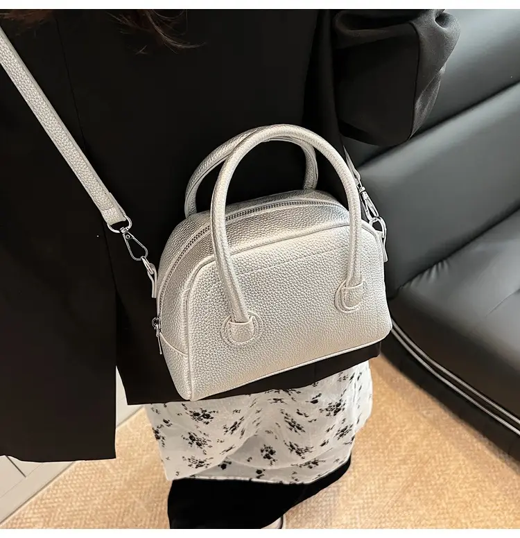 Pink Textured Shoulder Bag for Women 2025 — feature 12