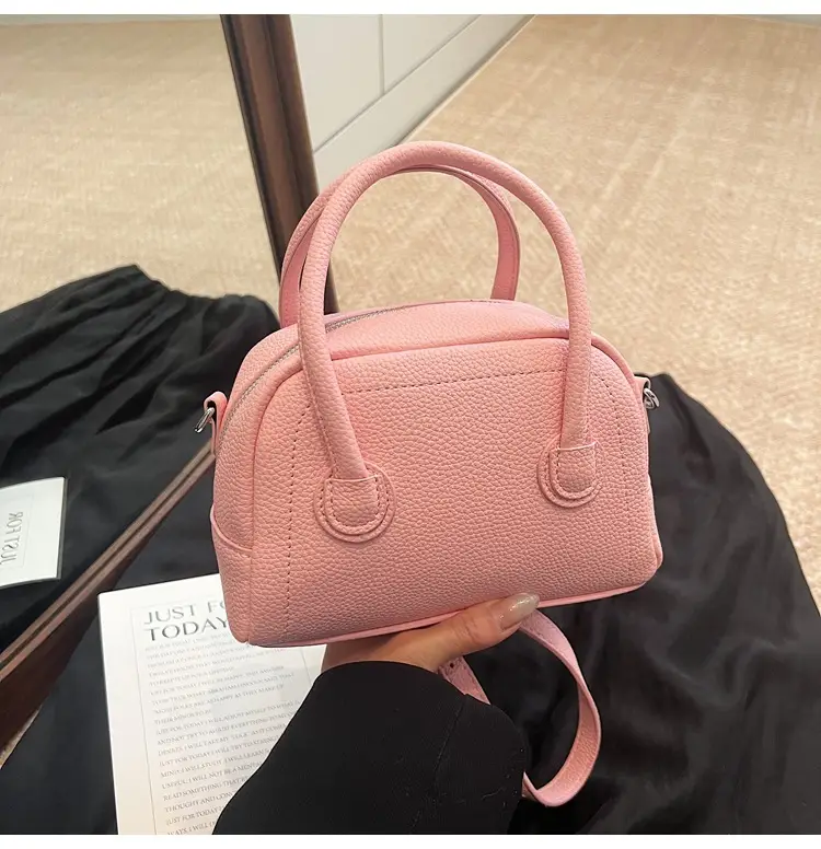 Pink Textured Shoulder Bag for Women 2025 — feature 35