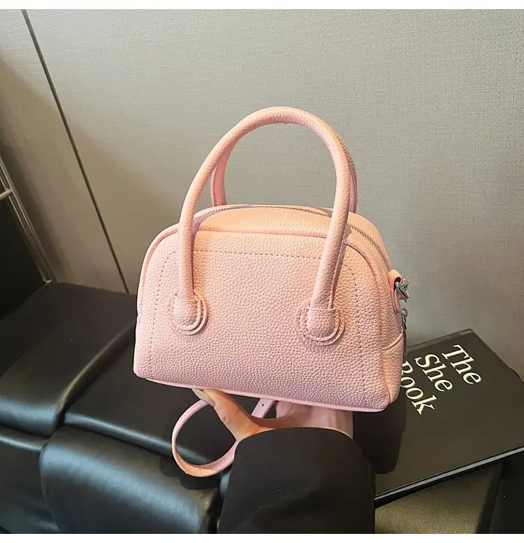Pink Textured Shoulder Bag for Women 2025 — feature 48