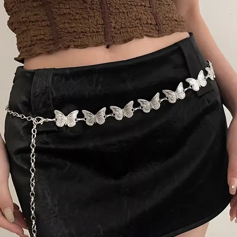 American Style Rivet Belt Women's Western Denim Style