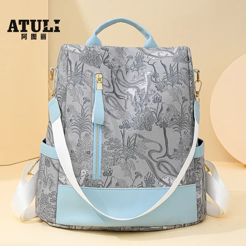 Printed Deer Backpack 2025 Fashion Large Capacity Waterproof