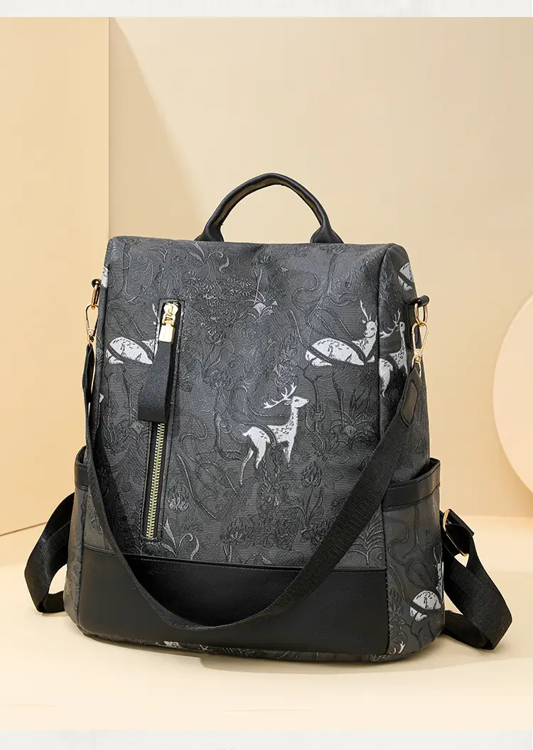 Printed Deer Backpack 2025 Fashion Large Capacity Waterproof — feature 16