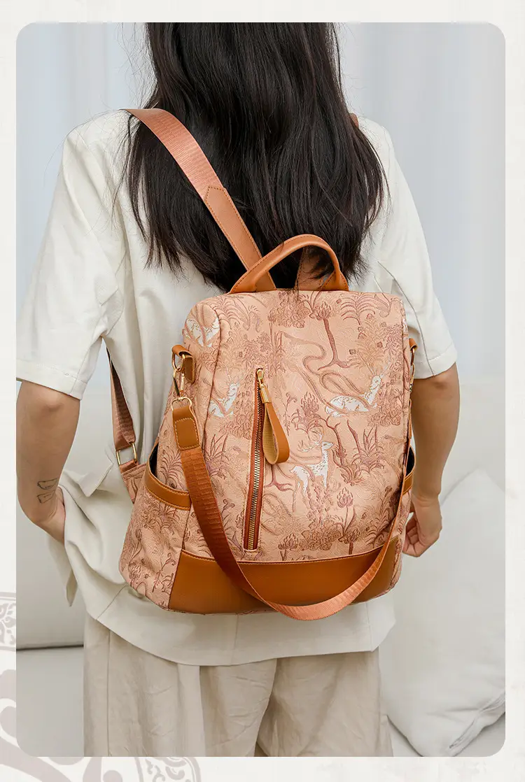 Printed Deer Backpack 2025 Fashion Large Capacity Waterproof — feature 18