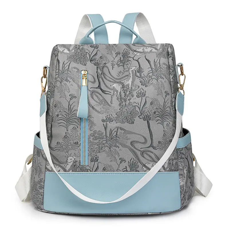Printed Deer Backpack 2025 Fashion Large Capacity Waterproof