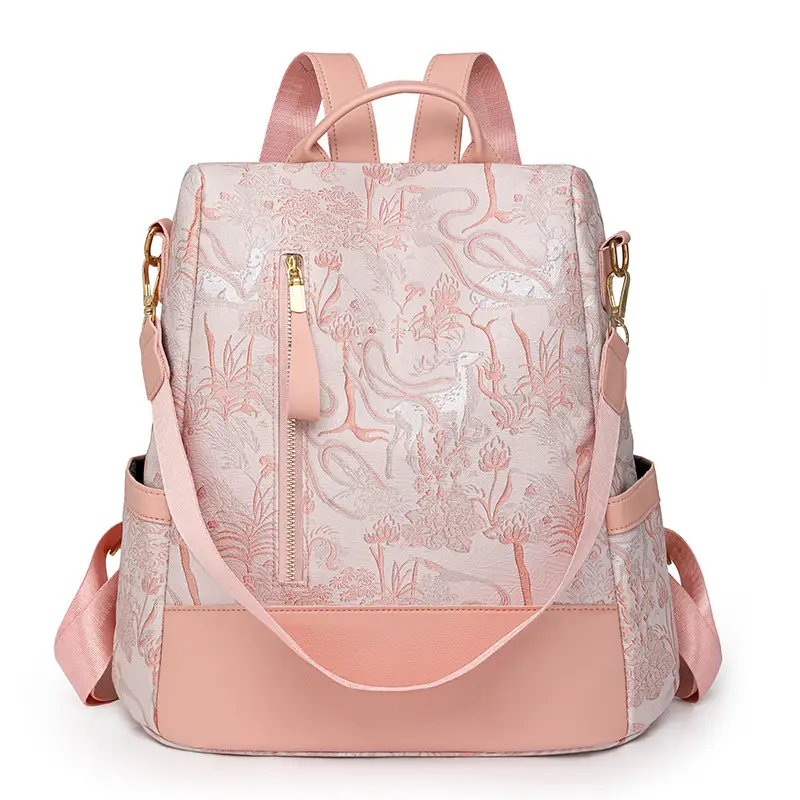 Printed Deer Backpack 2025 Fashion Large Capacity Waterproof