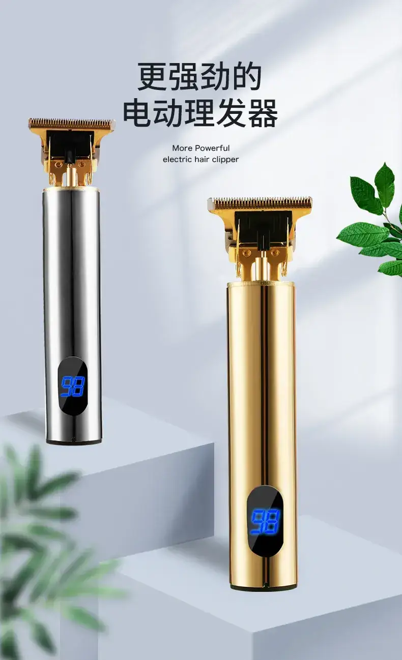 Men's Retro Electric Hair Clipper with Oil Head & 4 Blades — feature 22