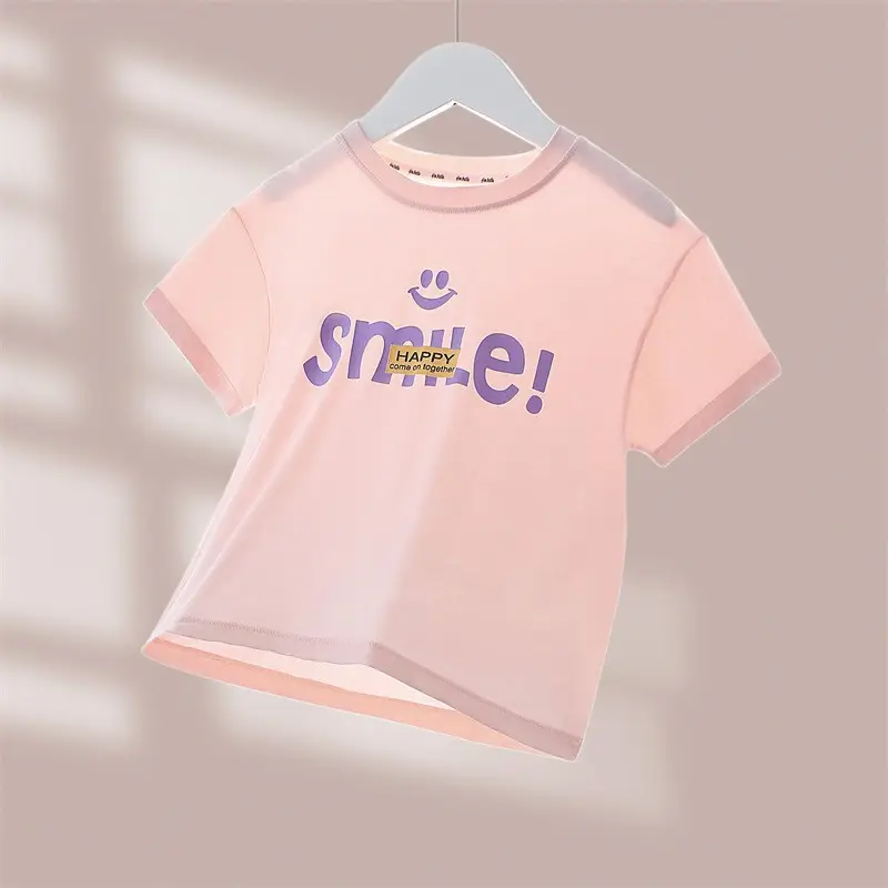 Children's Blue White Happy Bear T-Shirt - Image 19