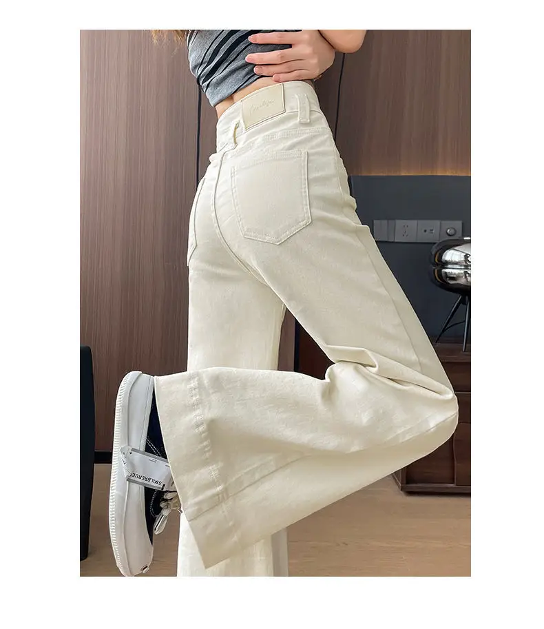 Dark Blue Wide Leg Hip-Covering Jeans 2025 Women — feature 13