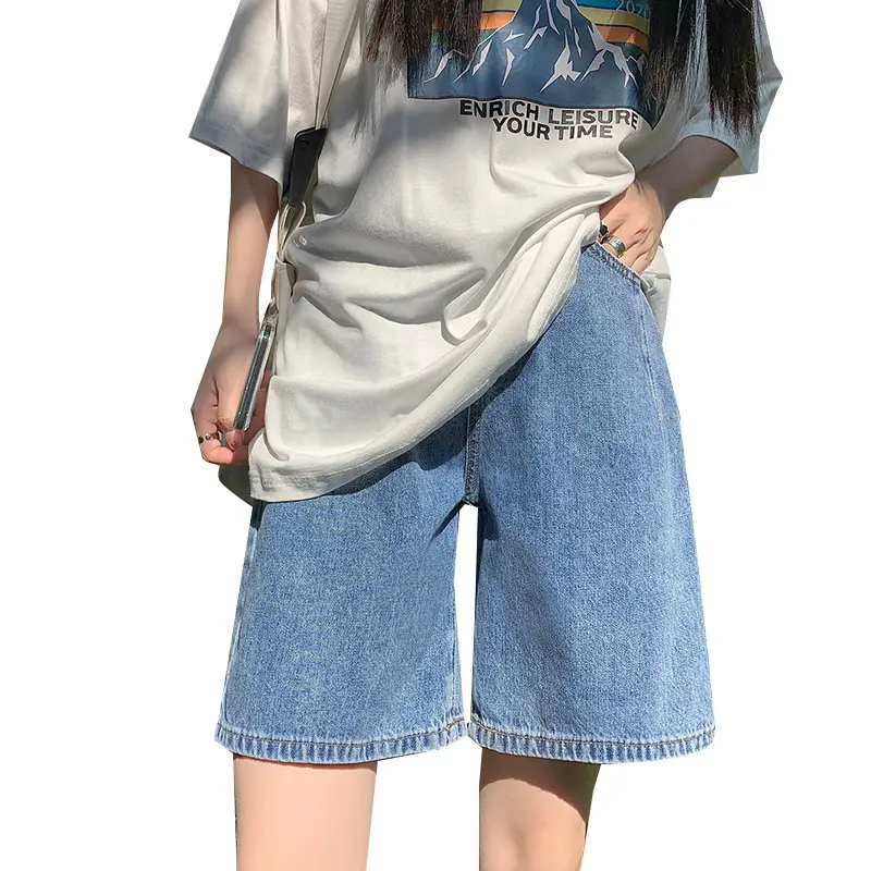 Jiajun Xintang Denim Shorts Dark Blue 5M