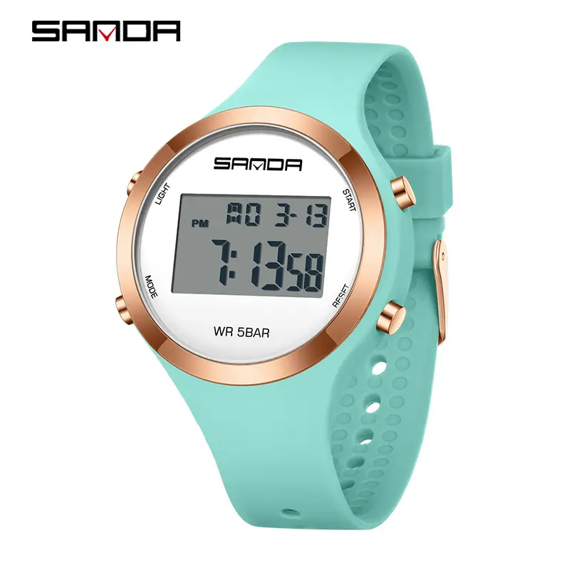 Sanda Pink Digital Alarm Watch for Teenagers - Image 9
