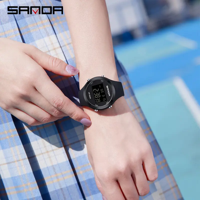 Sanda Pink Digital Alarm Watch for Teenagers - Image 10