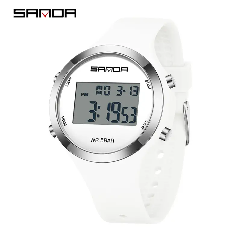 Sanda Pink Digital Alarm Watch for Teenagers - Image 4