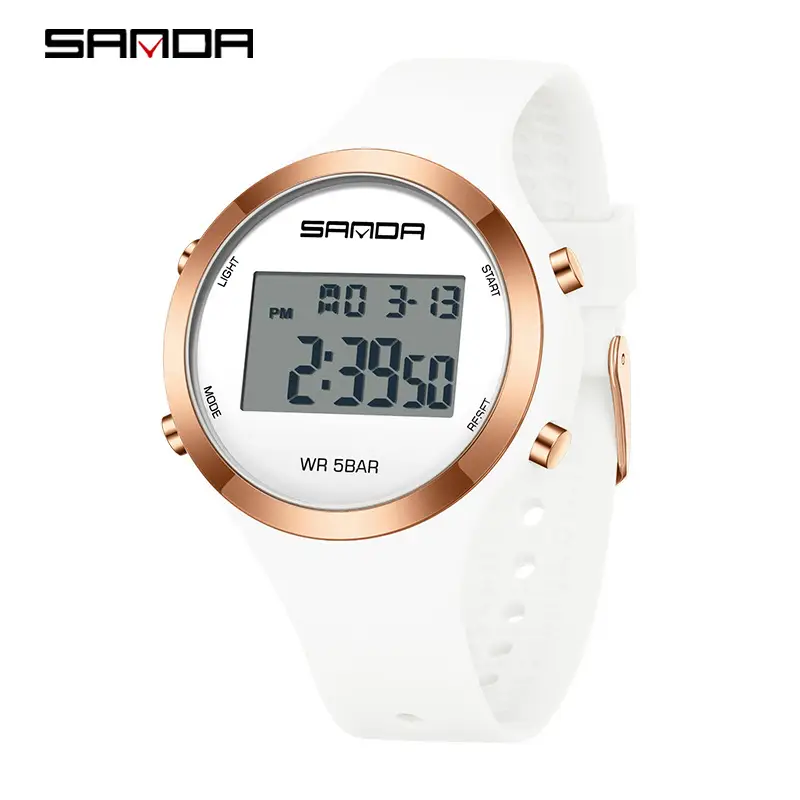 Sanda Pink Digital Alarm Watch for Teenagers - Image 6
