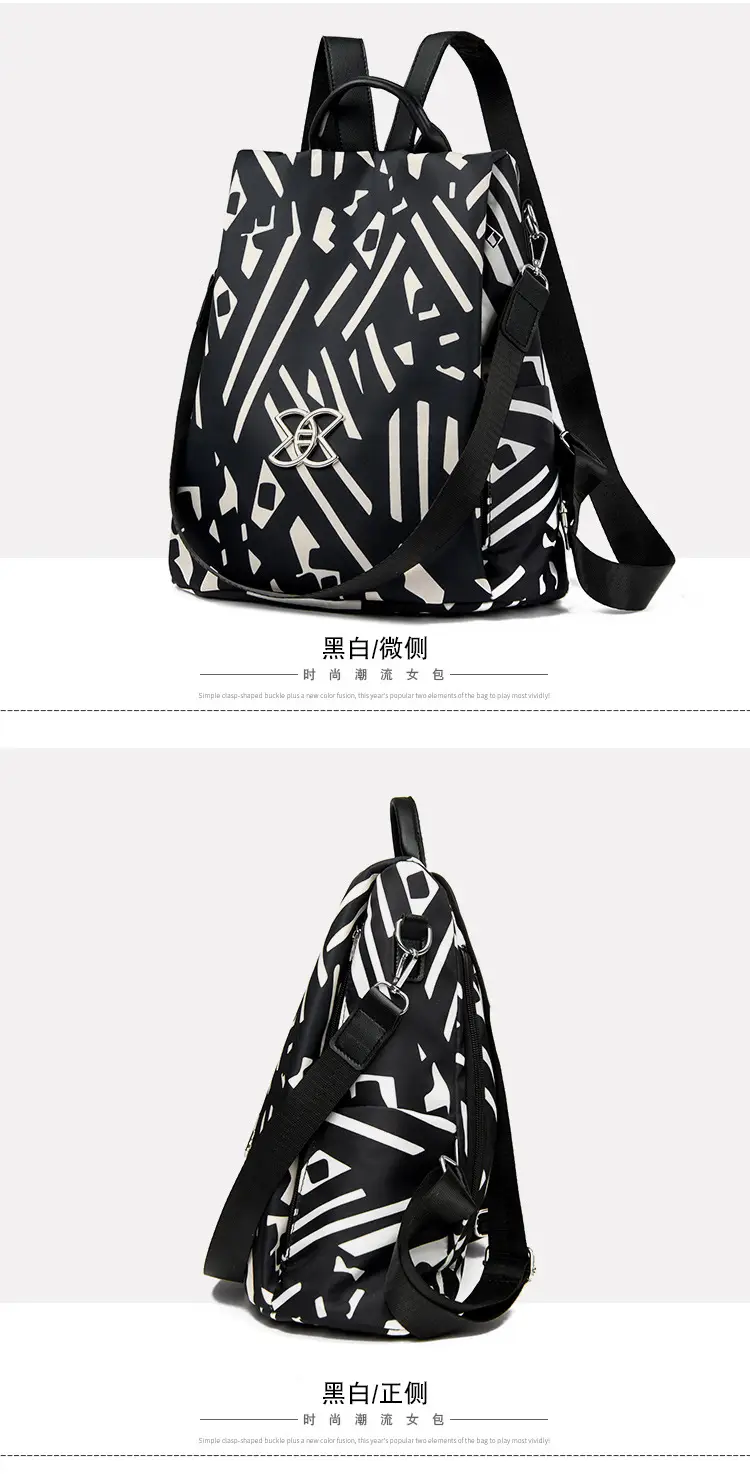 Women's Anti-Theft Oxford Backpack 2026 Starry Sky Design — feature 21