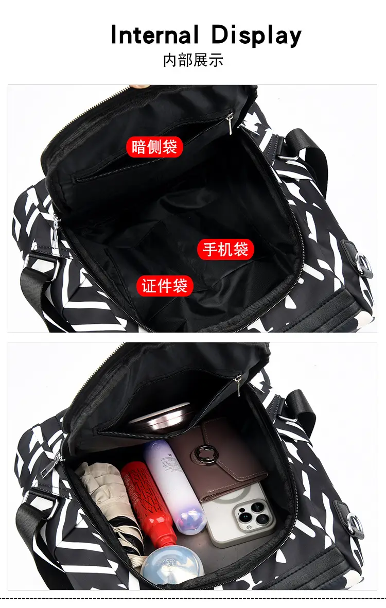 Women's Anti-Theft Oxford Backpack 2026 Starry Sky Design — feature 27