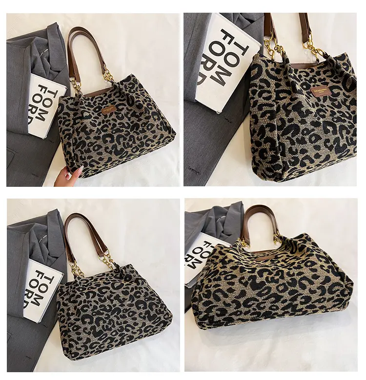 Leopard Print Women's Shoulder Bag Large Capacity — feature 12