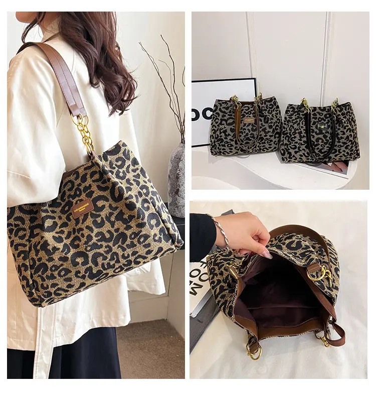 Leopard Print Women's Shoulder Bag Large Capacity — feature 13