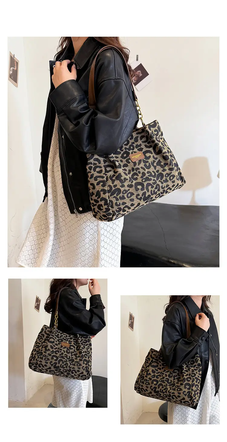Leopard Print Women's Shoulder Bag Large Capacity — feature 30