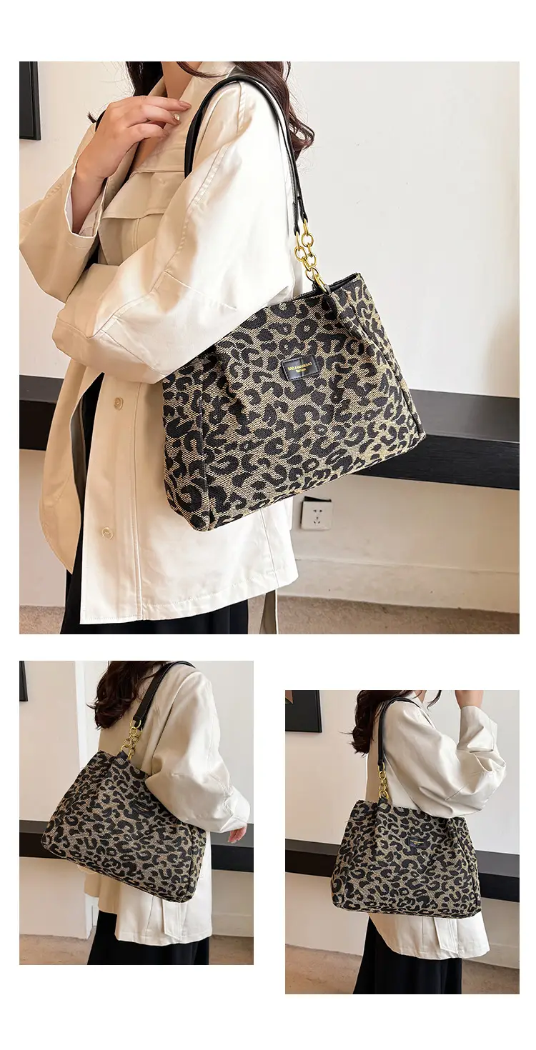 Leopard Print Women's Shoulder Bag Large Capacity — feature 31