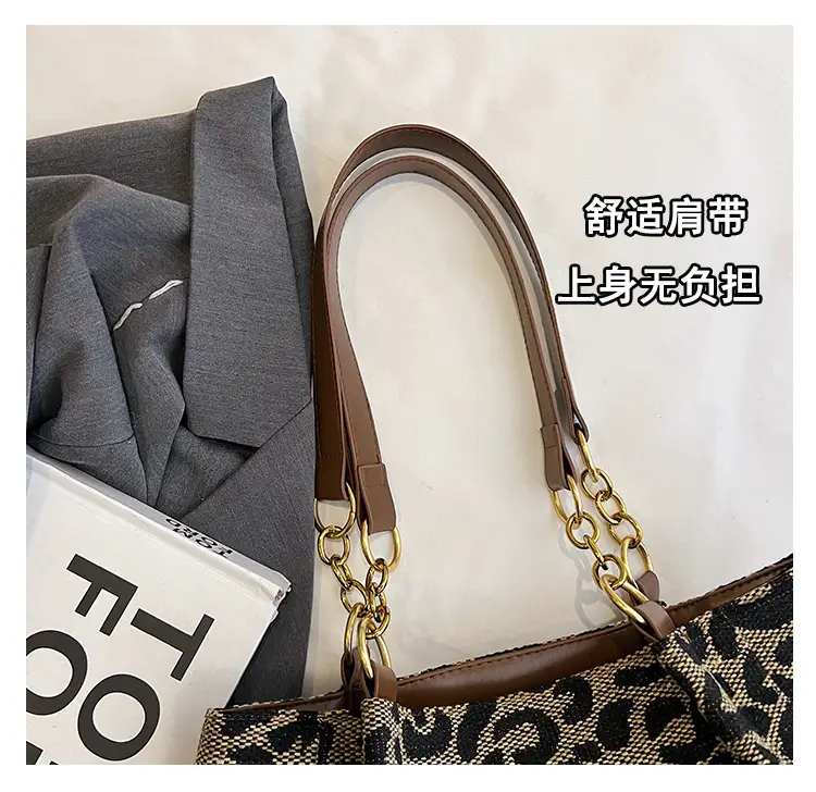 Leopard Print Women's Shoulder Bag Large Capacity — feature 5