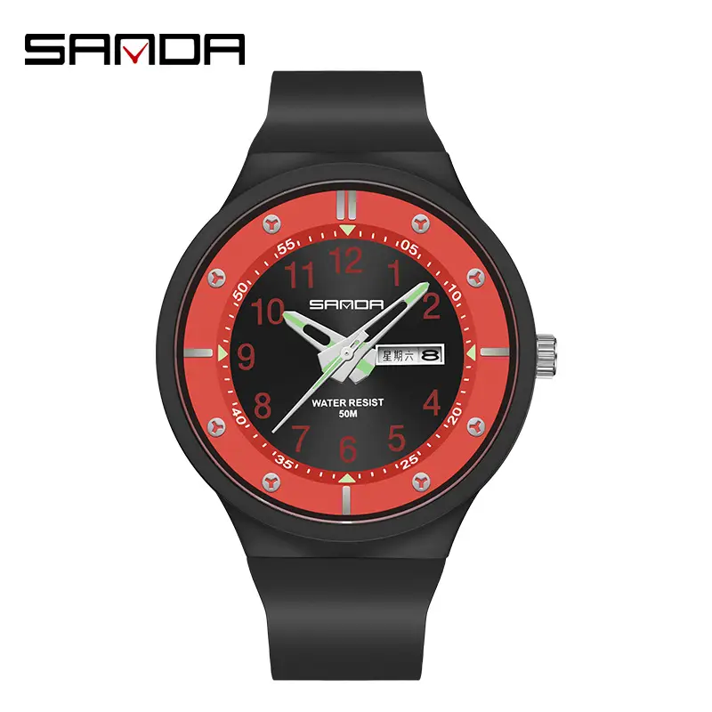 Sanda Men's Blue Dial Waterproof Quartz Watch - Image 10