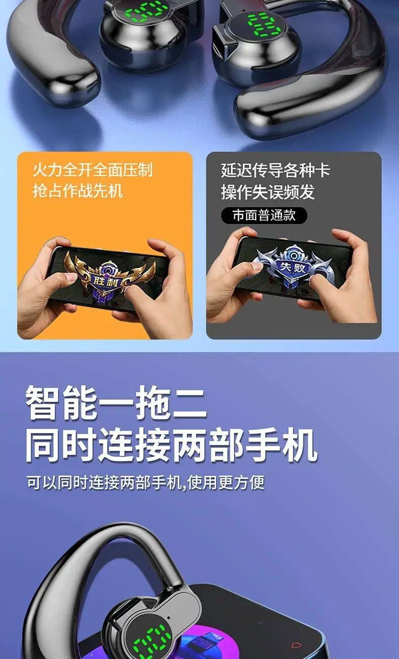 Bluetooth Headset with Digital Display & 10m Reach — feature 11