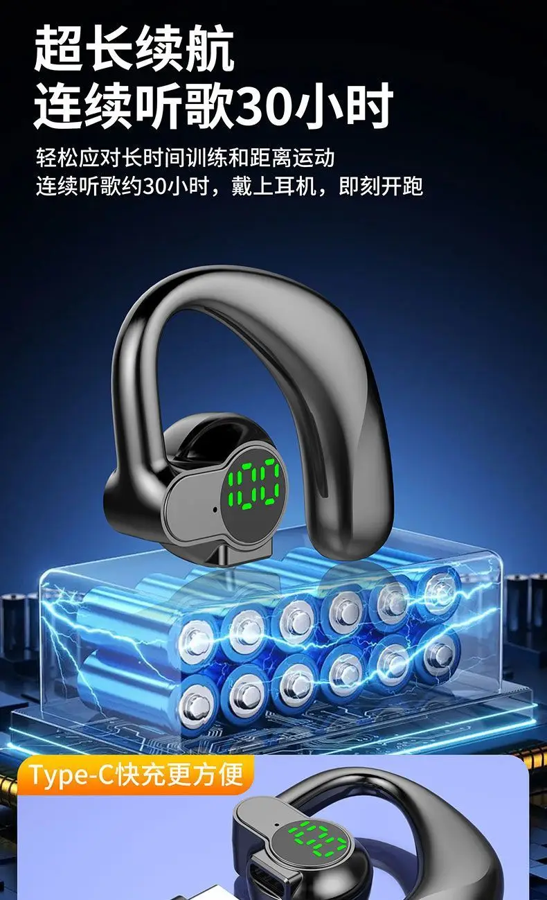 Bluetooth Headset with Digital Display & 10m Reach — feature 7