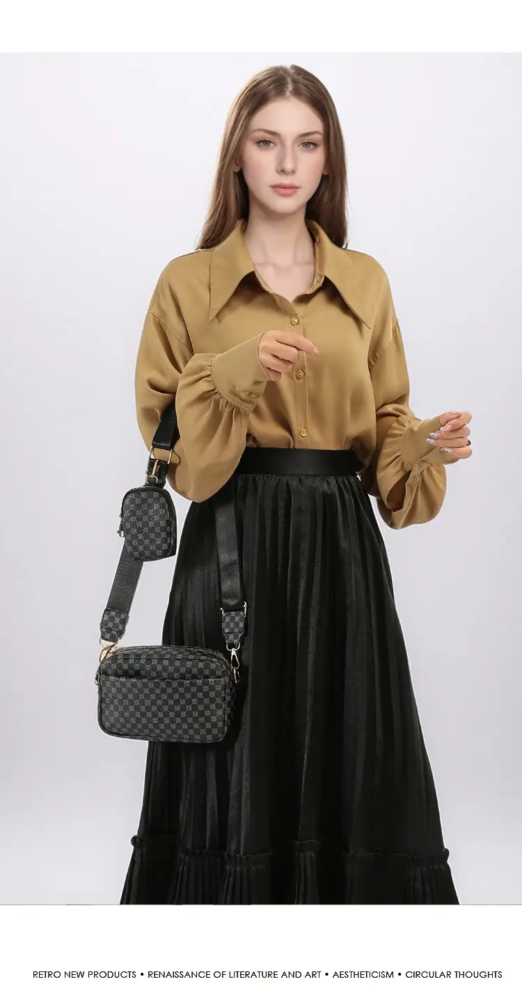 Women Vintage Printed Mini Purse Set Crossbody Bag — feature 12