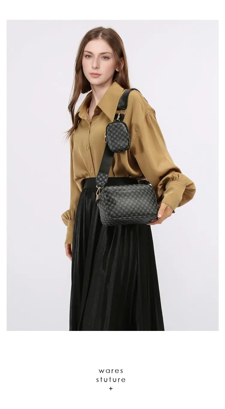 Women Vintage Printed Mini Purse Set Crossbody Bag — feature 13