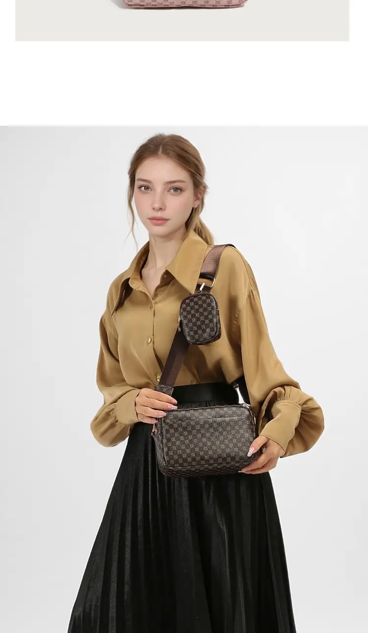 Women Vintage Printed Mini Purse Set Crossbody Bag — feature 21